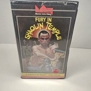 Fury in Shaolin Temple VHS starring‎ Liu Chia Hui. Kung Fu